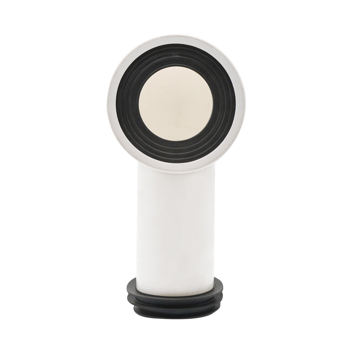 Manguito Adaptador para WC con salida Horizontal - Conexión a Piso 21cm (Vertical)
