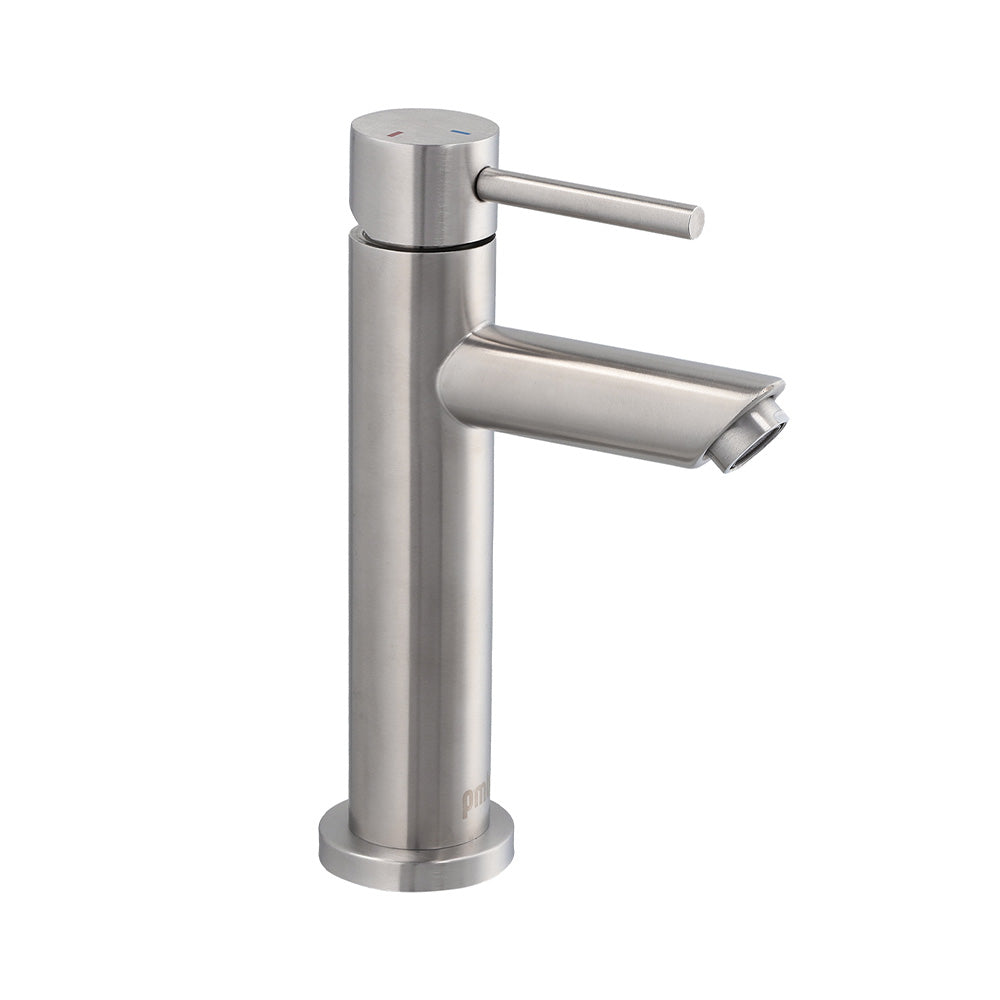 Monomando Lavamanos Alto Oregon Inox Satinado