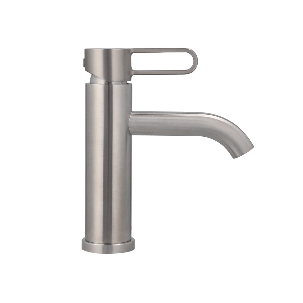 Monomando Lavamanos Rizzo Inox Satinado