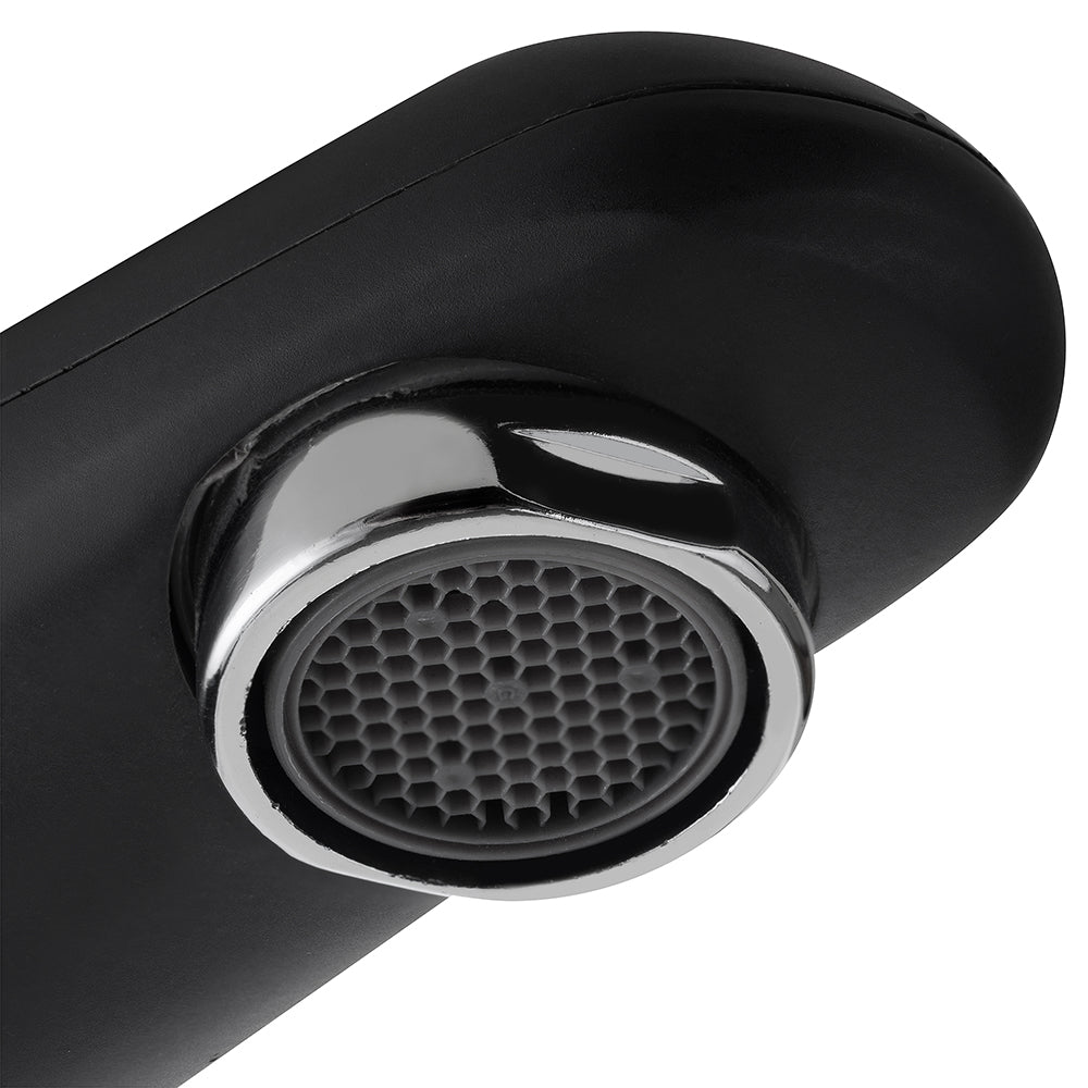 Monomando Lavamanos Pádova Negro Mate