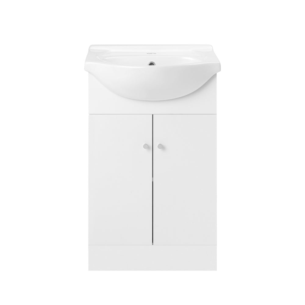 Pack  Baño Soria | Mueble Vanitorio Blanco + Grifería