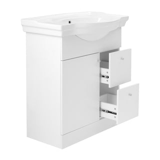 Mueble Vanitorio Adele Blanco + Cubierta 80x46x18 cm