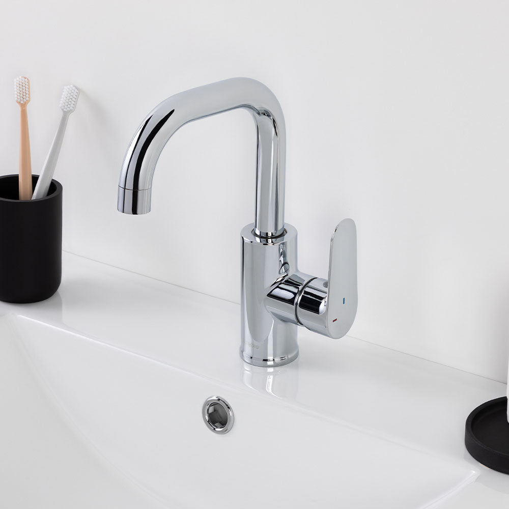 Monomando Lavamanos Valenza Cromo