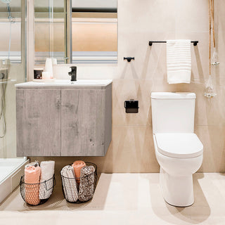 Pack Baño  Art Deco | Mueble Vanitorio Lenga + Griferías + Accesorios