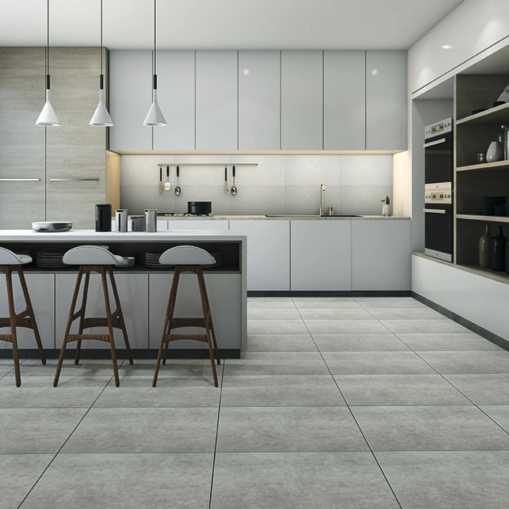 Cerámica Piso -  Cimento Urban Grigio Mate 55x55 Rectificado
