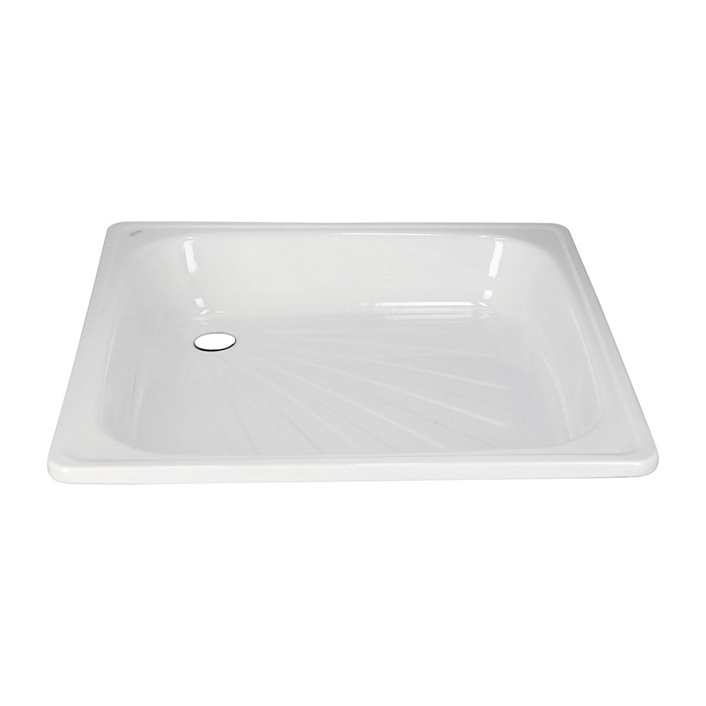 Receptáculo de acero esmaltado 15 cm Atenas sin Desagüe