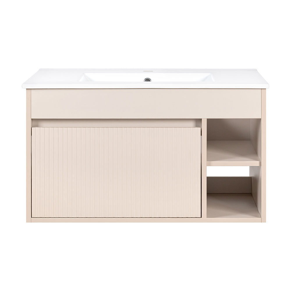 Mueble Vanitorio Completo Texturado Marsella