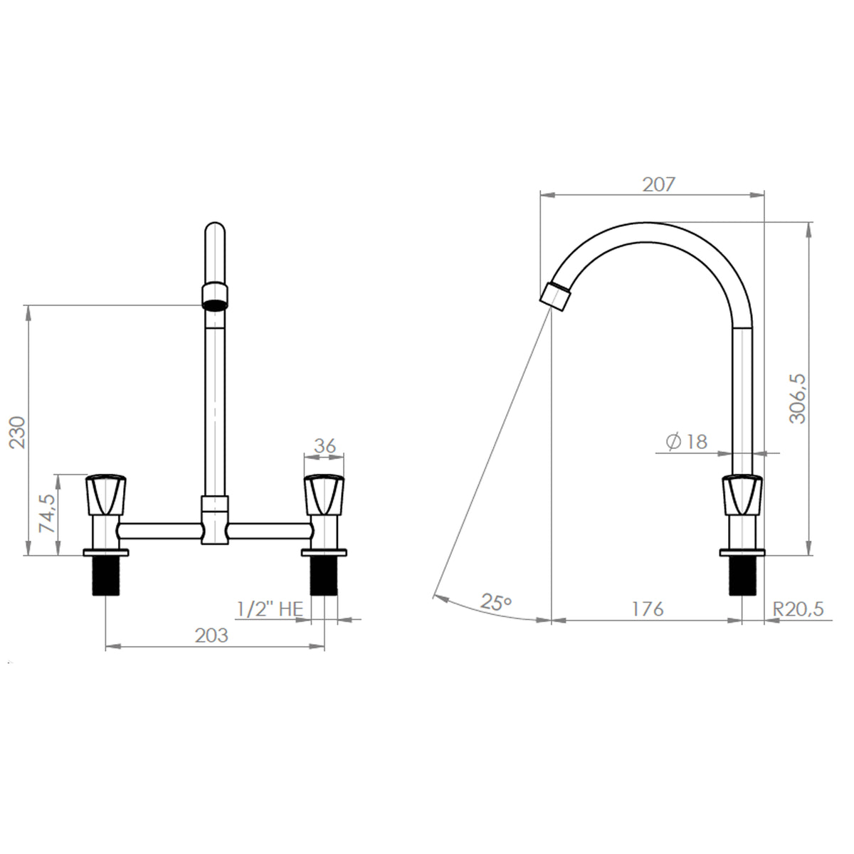 Combinación Lavaplatos 8" Delia Inox Satinado