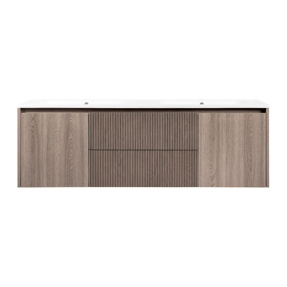 Mueble Vanitorio Sophie Lenga Texturado + Cubierta 120x46x50 cm