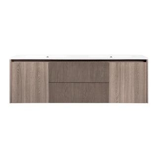 Mueble Vanitorio Sophie Lenga Texturado + Cubierta 120x46x50 cm