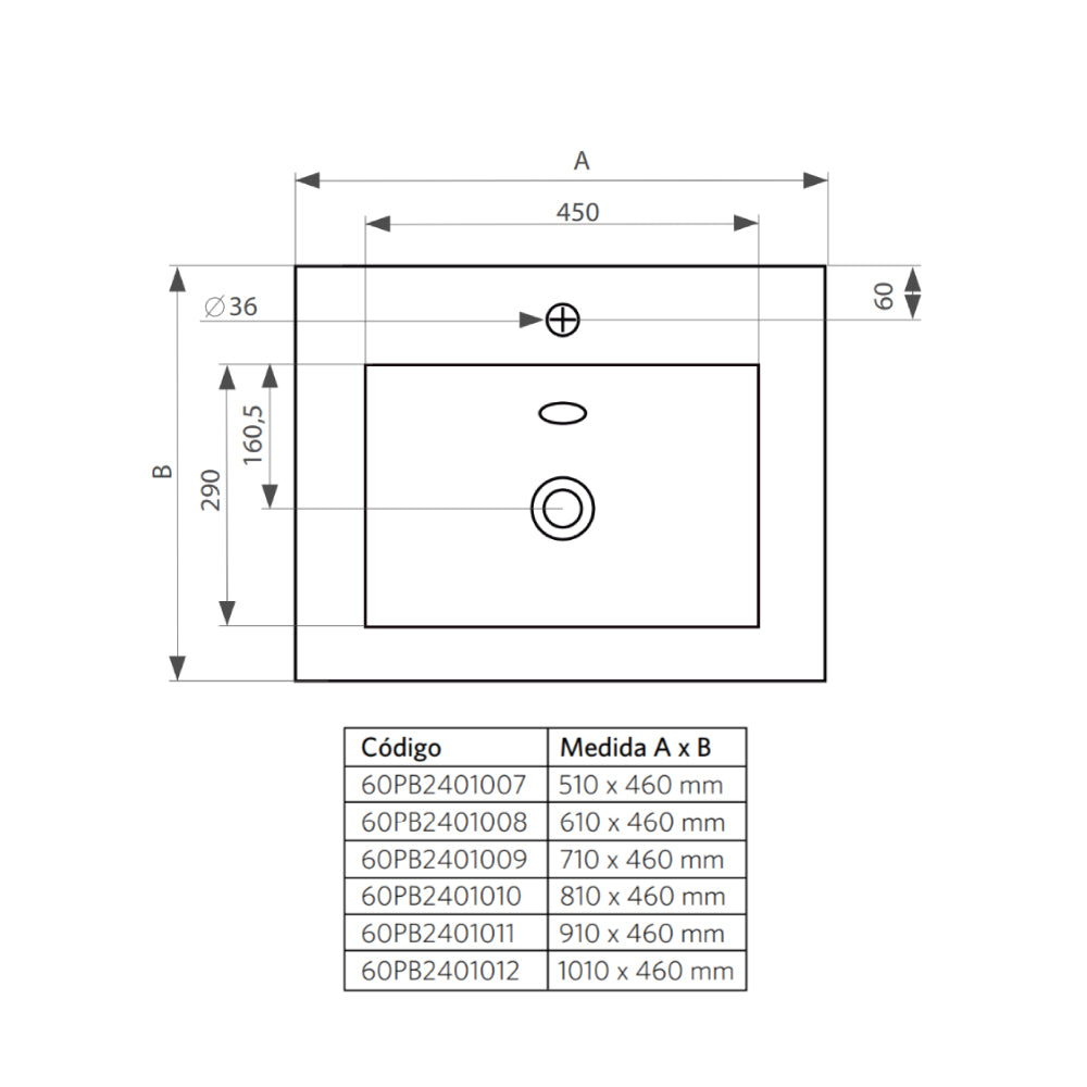 Mueble de Baño Completo Mince Nogal