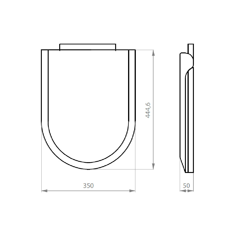 Asiento y Tapa P.P. para WC New Atos