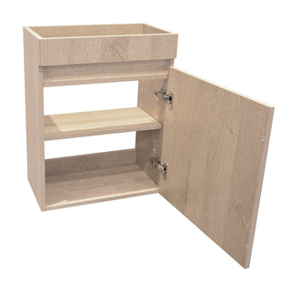 Mueble Vanitorio Petit Nogal + Cubierta 28x46x40 cm