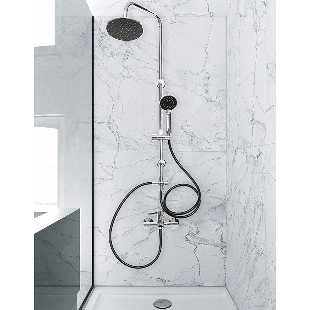 Maneral Ducha Redondo Cromo