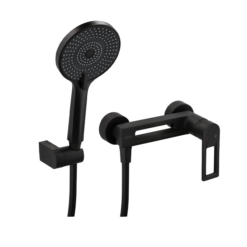 Monomando Ducha Tarento Negro Mate