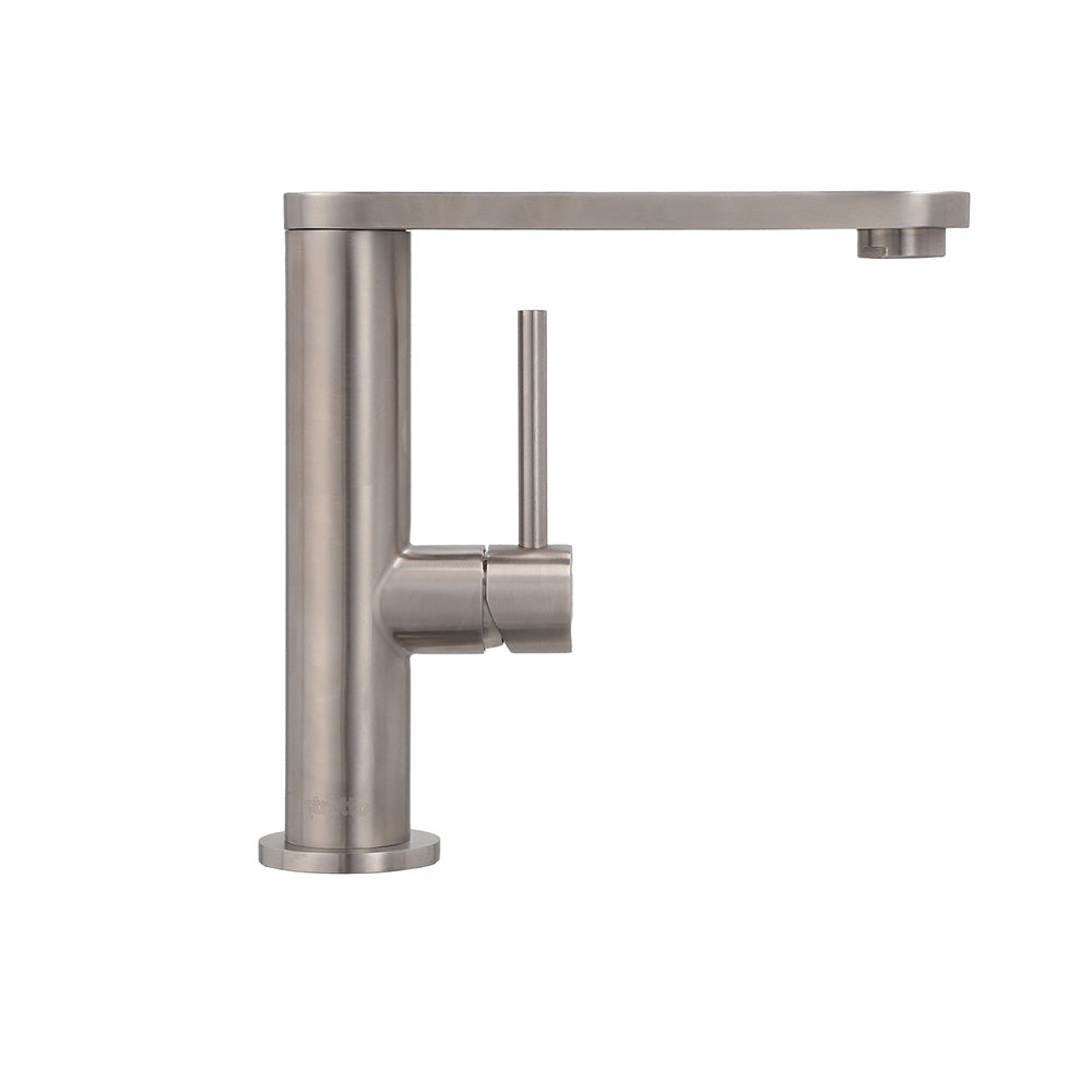 Monomando Lavamanos Veroli Inox Satinado