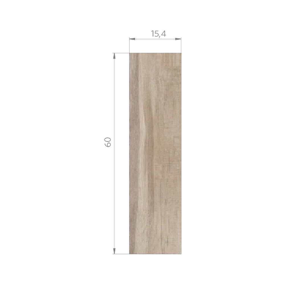 Cerámica Piso/Muro - Whiskey Lote Uno Mate 15.4x60
