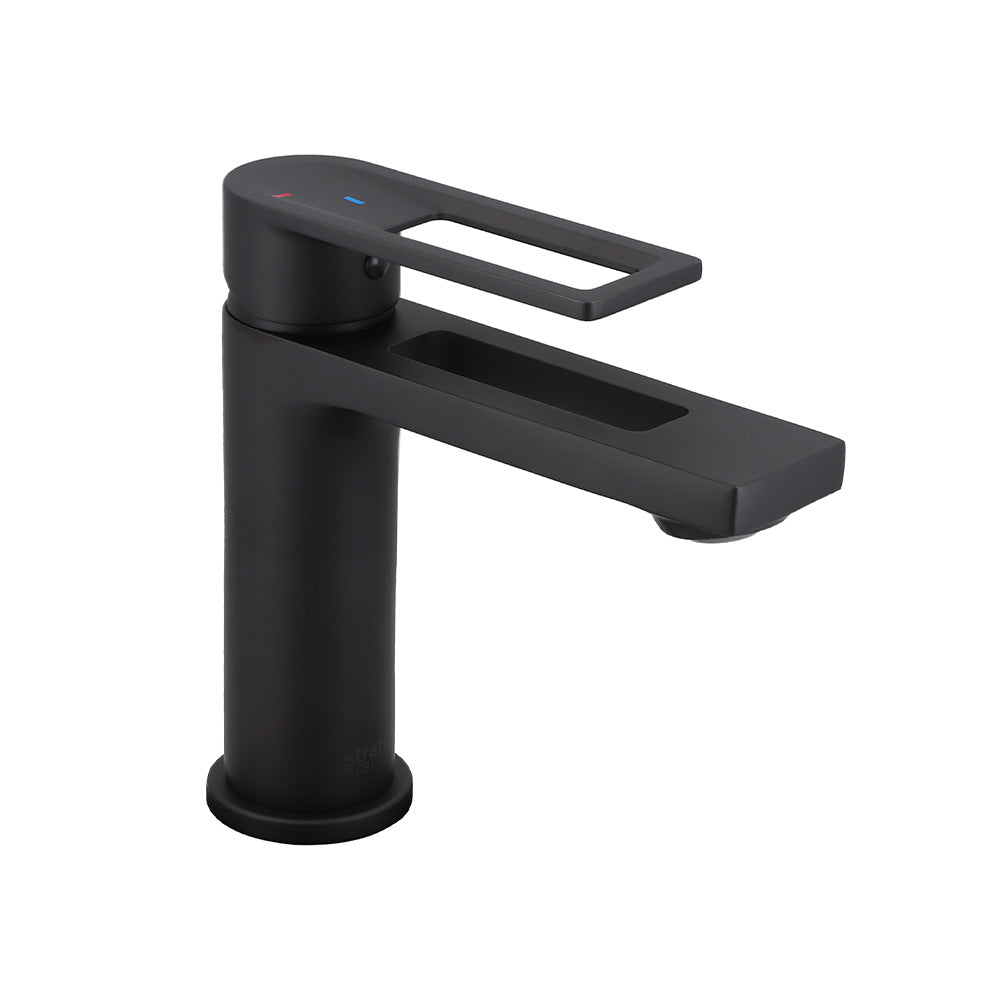 Monomando Lavamanos Tarento Negro Mate