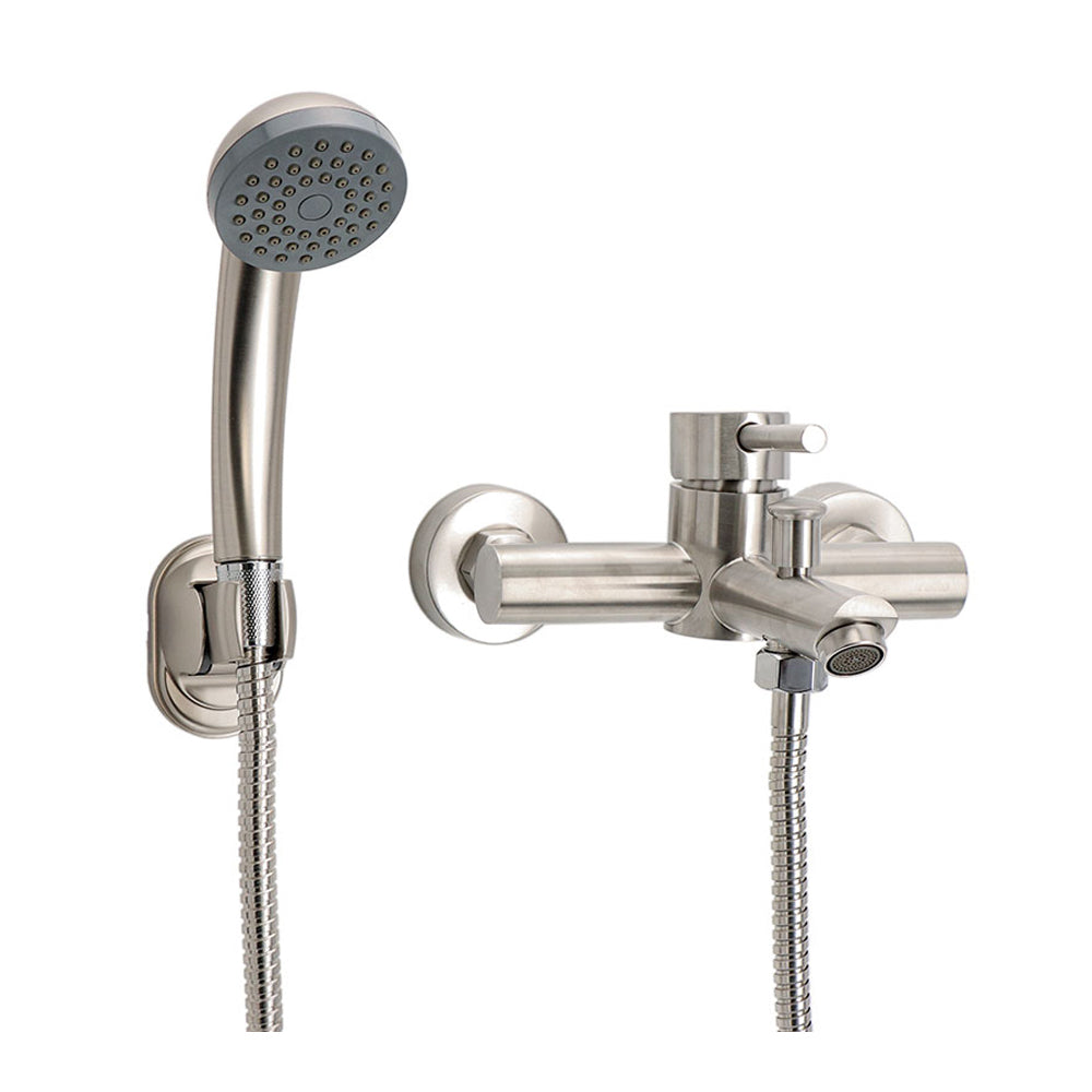 Monomando Tina Ducha Nola Inox Satinado