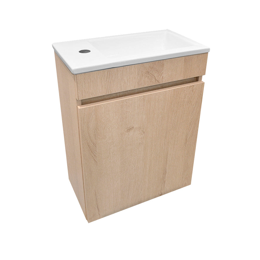 Mueble Vanitorio Petit Nogal + Cubierta 28x46x40 cm