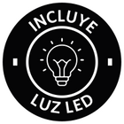 Incluye Luz Led