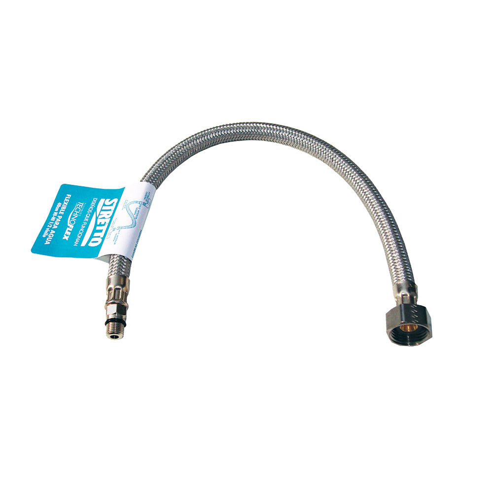 Flexible para Agua Vinilo 1/2  x M10 40cm. TF