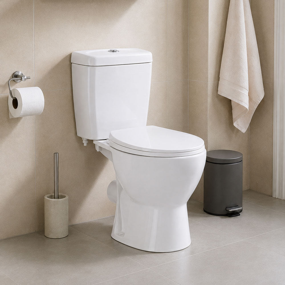 Sanitario WC Completo Cosmos - Descarga a Muro 18 cm (Horizontal)